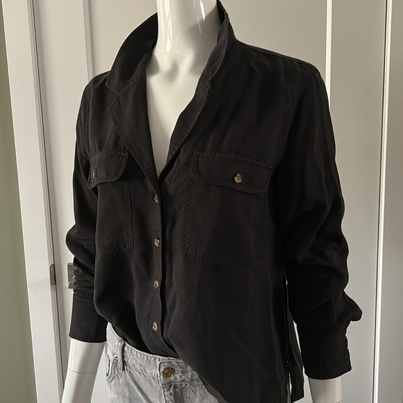Anine Bing Tencel Button Down Shirt - Picture 5 of 17